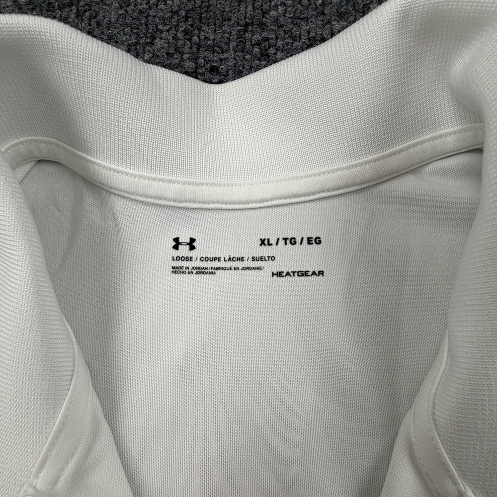 Under Armour Stepinac Class of 1969 White Polo Shirt XL‎ NWOT - Picture 5 of 8
